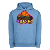 Pigment Pebble Blue basketball granny Urban Hoodie - OliviaCreatesArt