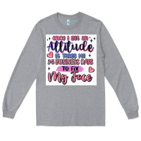 Heather Grey small business Long Sleeve Tee - MaliasSmallBusiness