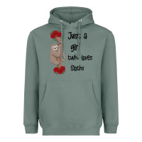 Sage just a girl who loves sloths Heavyweight Hoodie - Bettercallsaul