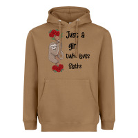 Toasted Coconut just a girl who loves sloths Heavyweight Hoodie - Bettercallsaul