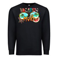 Black vacation mode Premium Sweatshirt - NancyCooperArtShop