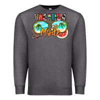 Charcoal Heather vacation mode Premium Sweatshirt - NancyCooperArtShop