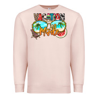 Pale Pink vacation mode Premium Sweatshirt - NancyCooperArtShop