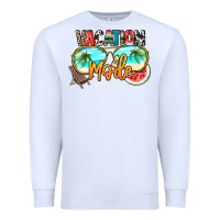 White vacation mode Premium Sweatshirt - NancyCooperArtShop