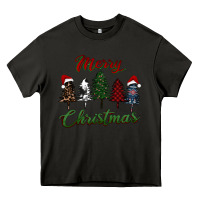 Merry Christmas Trees Heavy Core Tee | Teevron