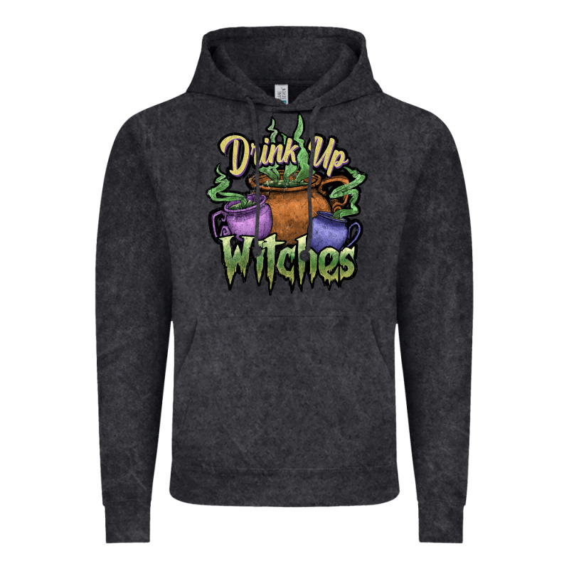 Drink Up Witches White Vintage Hoodie by JahusDesignShop | Teevron