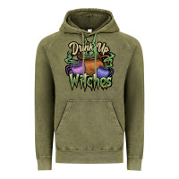 Vintage Olive Drink up witches white Vintage Hoodie - JahusDesignShop