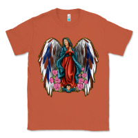 Copper Angel Wing Lady of Guadalupe 4th of July Classic Tee - Jasminsmagicworld