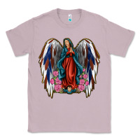 Lilac Angel Wing Lady of Guadalupe 4th of July Classic Tee - Jasminsmagicworld