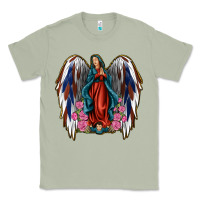 Matcha Angel Wing Lady of Guadalupe 4th of July Classic Tee - Jasminsmagicworld