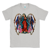Moon Dust Angel Wing Lady of Guadalupe 4th of July Classic Tee - Jasminsmagicworld