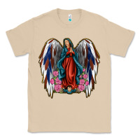 Mushroom Angel Wing Lady of Guadalupe 4th of July Classic Tee - Jasminsmagicworld