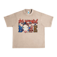 French Oak Western Star Spangled Baby Cow Urban Heavy Tee - LillyAllenDesigns
