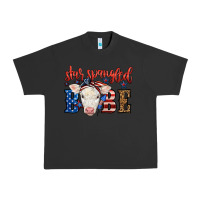 Pigment Black Western Star Spangled Baby Cow Urban Heavy Tee - LillyAllenDesigns