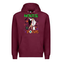 Burgundy Happy Halloween Premium Hoodie - NancyCooperArtShop