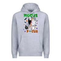 Heather Grey Happy Halloween Premium Hoodie - NancyCooperArtShop