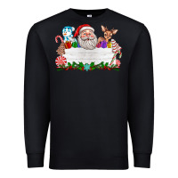 Black custom name christmas Premium Sweatshirt - texasbilliewilder