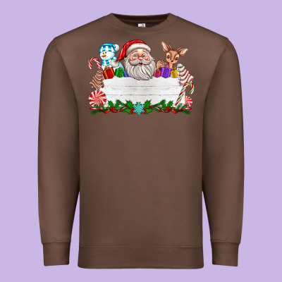 Custom Name Christmas Premium Sweatshirt Designed By Texasbilliewilder