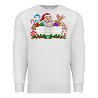 Oatmeal Heather custom name christmas Premium Sweatshirt - texasbilliewilder