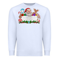 White custom name christmas Premium Sweatshirt - texasbilliewilder