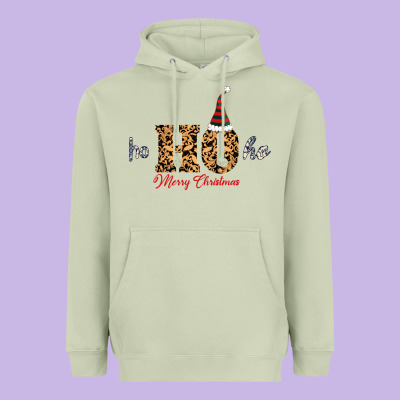 Ho Ho Ho Merry Christmas Heavyweight Hoodie Designed By Bettercallsaul