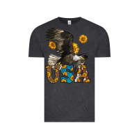 Vintage Black Western Usa Eagle Vintage Tee - LillyAllenDesigns