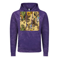 Cloud Purple aztec bull skull Vintage Hoodie - BundleAndBundleShop