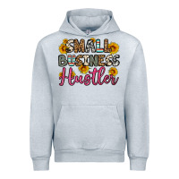 Heather Grey small business hustler Urban Hoodie - OliviaCreatesArt