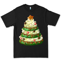 Black white christmas cookie cake Premium Tee - FaDigitalArtStudio