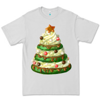 Dove Grey white christmas cookie cake Premium Tee - FaDigitalArtStudio