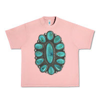 Salmon Turquoise Gemstone Jewelry Urban Heavy Tee - LillyAllenDesigns