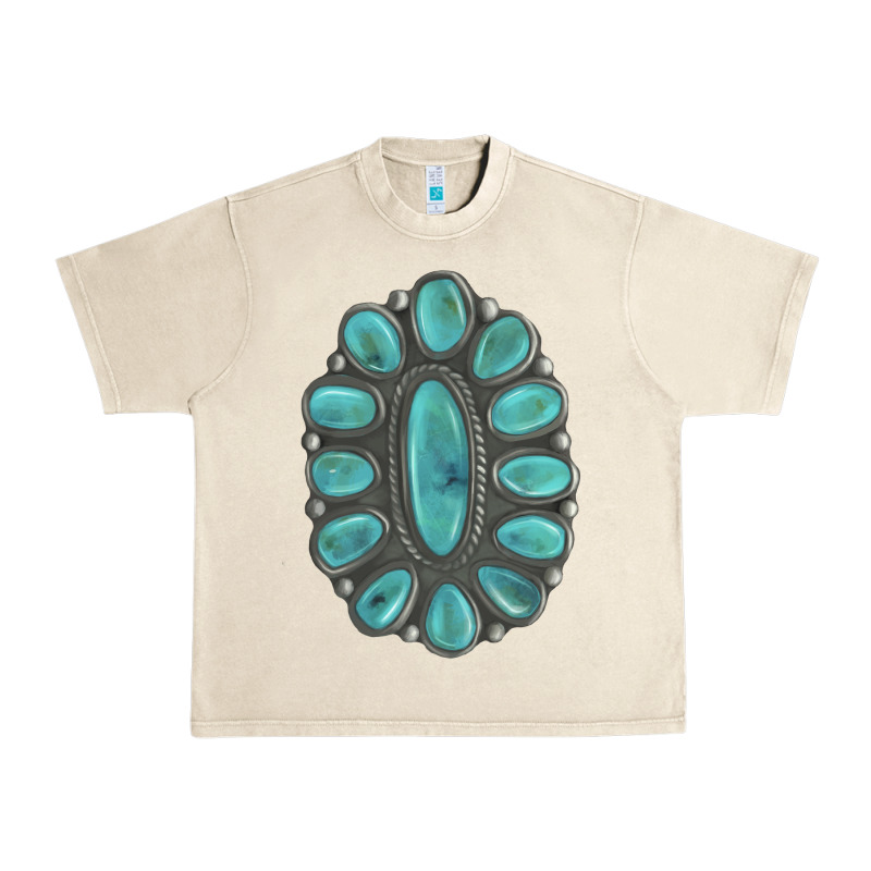 Turquoise Gemstone Jewelry Urban Heavy Tee by LillyAllenDesigns | Teevron