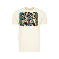 Vintage Arctic cowhide leopard gemstone brushstroke Vintage Tee - AdoDesignShop