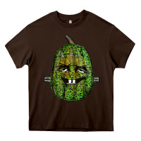 Chocolate Brown leopard pumpkin frankestein Heavy Core Tee - RanaPortraitStore
