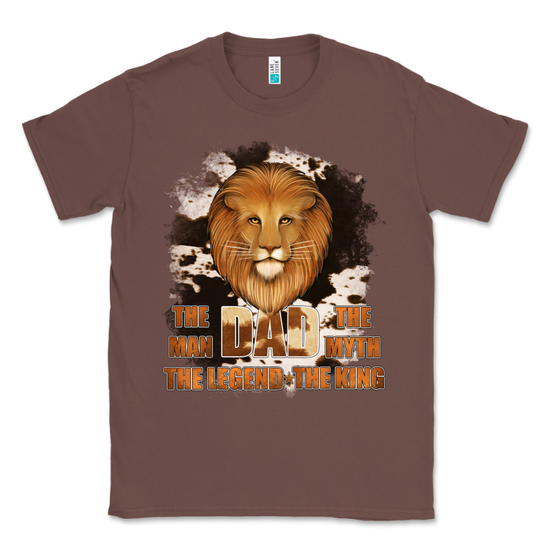 Dad The Man Cowhide Background Classic Tee by Jasminsmagicworld | Teevron