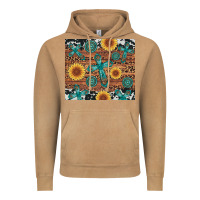 Vintage Camel cross gemstone and sunflower Vintage Hoodie - Artiststas