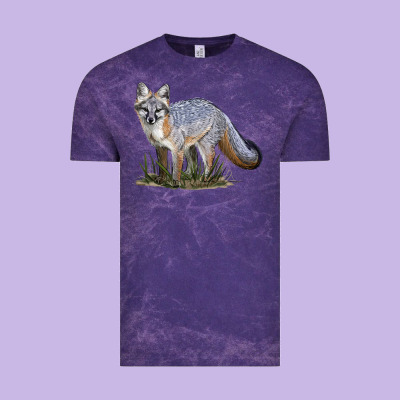 Gray Fox Vintage Tee Designed By Lillyallendesigns