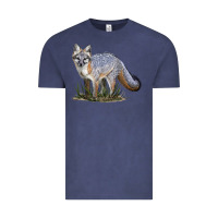 Vintage Denim Gray Fox Vintage Tee - LillyAllenDesigns