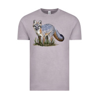 Vintage Zinc Gray Fox Vintage Tee - LillyAllenDesigns