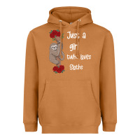 Meerkat just a girl who loves sloths Heavyweight Hoodie - Bettercallsaul
