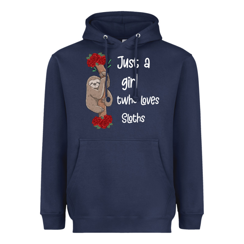 Just A Girl Who Loves Sloths Heavyweight Hoodie by Bettercallsaul | Teevron
