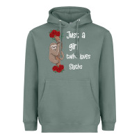 Sage just a girl who loves sloths Heavyweight Hoodie - Bettercallsaul