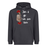 Smoke just a girl who loves sloths Heavyweight Hoodie - Bettercallsaul