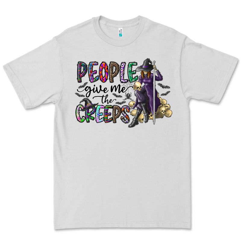People Give Me The Creeps Premium Tee by CowhideDigitalArt | Teevron