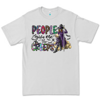 Dove Grey people give me the creeps Premium Tee - CowhideDigitalArt