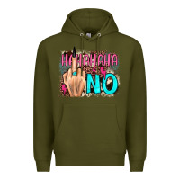 Army Green hahahaha no leopard cowhide Premium Hoodie - JahusDesignShop