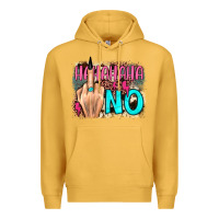 Mustard hahahaha no leopard cowhide Premium Hoodie - JahusDesignShop