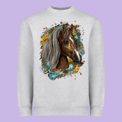 Western Tennessee Horse Heavyweight Sweatshirt Designed By Lillyallendesigns