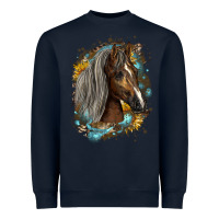 Navy western tennessee horse Heavyweight Sweatshirt - LillyAllenDesigns