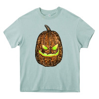 Arona watercolor leopard pumpkin Heavy Core Tee - RanaPortraitStore